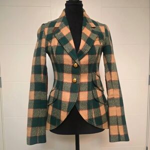 Smythe Patch Pocket Equestrian Blazer - leather elbow patches